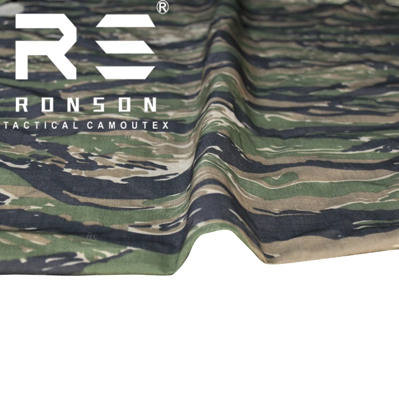 Tela ripstop táctica nailon-algodón camuflaje tigre Vietnam - imagen 2