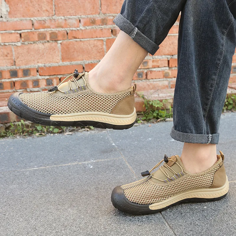 Zapatillas senderismo hombre transpirables – Calzado ligero trekking - imagen 2