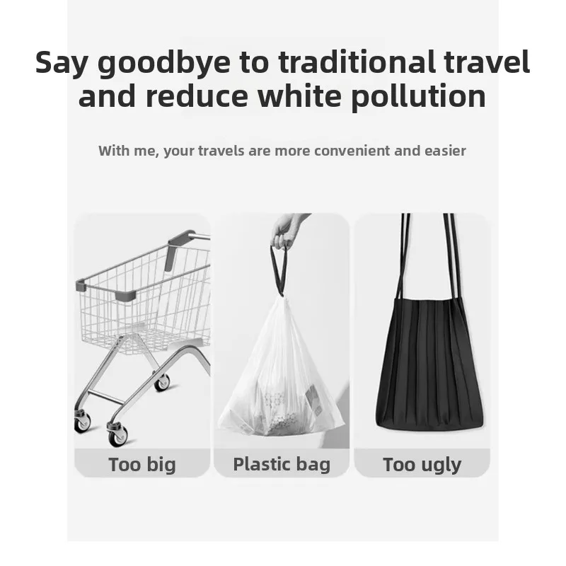 Bolsa tote impermeable y ecológica, forma tipo cubo