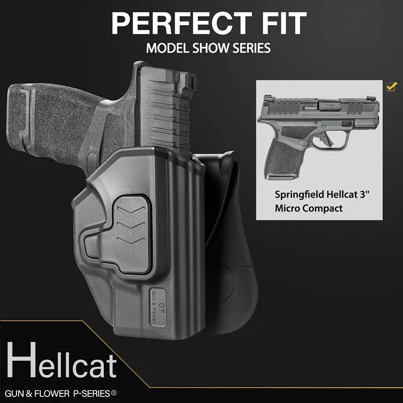 Funda OWB Springfield Hellcat microcompacta ajustable 360°