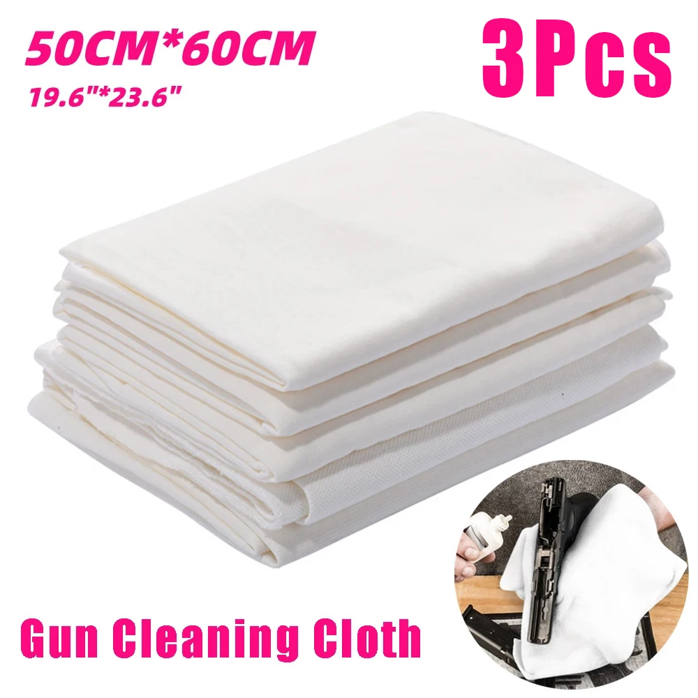 Set de 3 paños de limpieza para armas de fuego