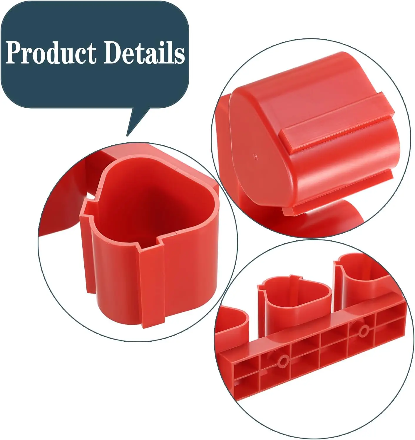 Soporte de pared para baterías Makita Milwaukee Bosch con ranuras - imagen 3