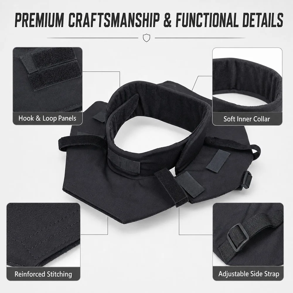 Protector Táctico de Hombro y Cuello Ajustable para Airsoft - imagen 2