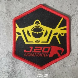 Parche bordado militar Defeat-China para mochila y chaqueta