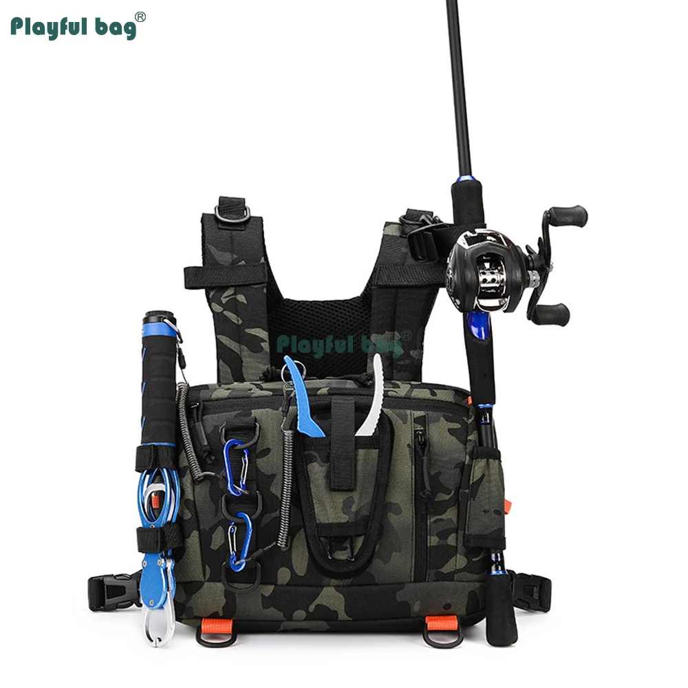 Riñonera táctica impermeable desmontable para señuelos de pesca - imagen 2