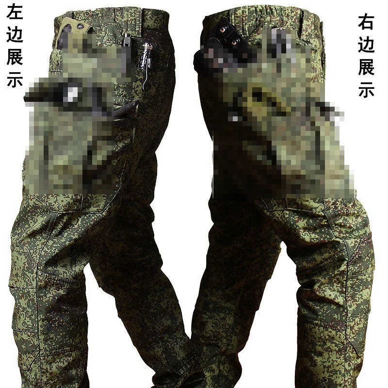 Traje de camuflaje táctico EMR impermeable con capucha y bolsillos - imagen 2