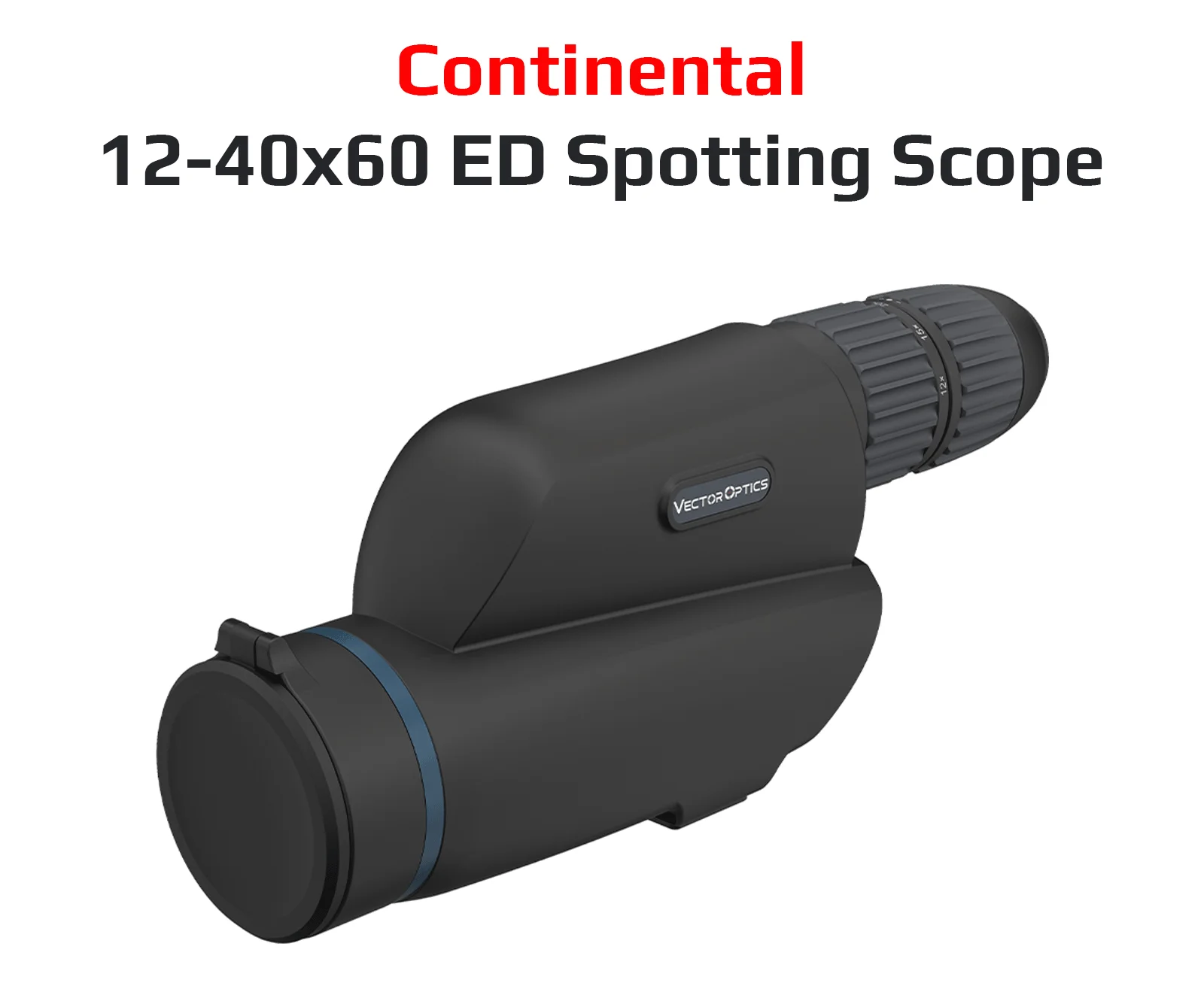 Telescopio de observación con retícula y aumento 12-40x