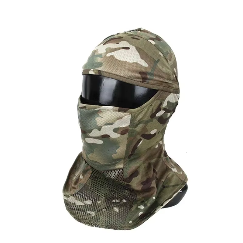 Funda para cabeza táctica camuflaje - pasamontañas de malla completo - imagen 4