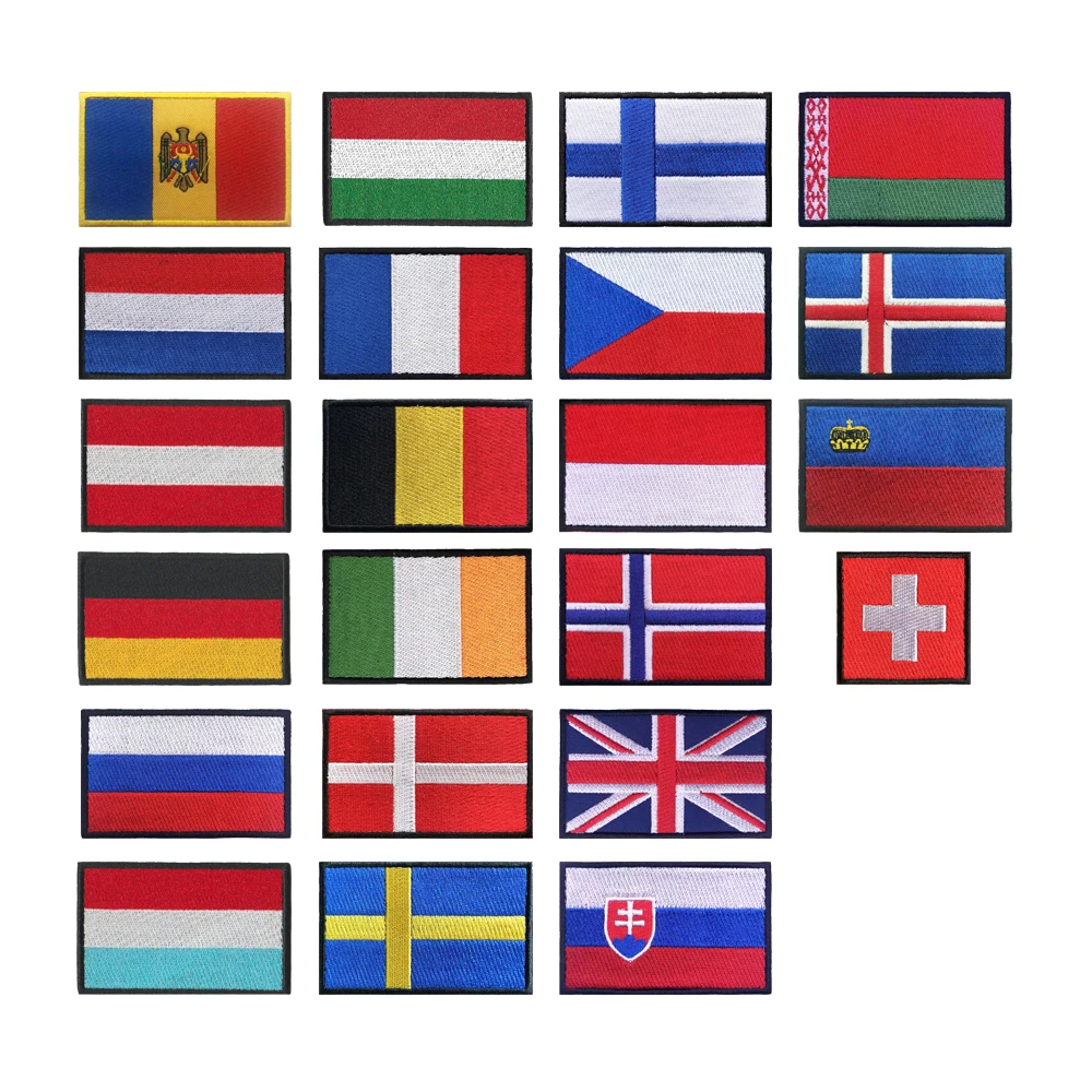 Parche bordado con banderas de países europeos - imagen 5