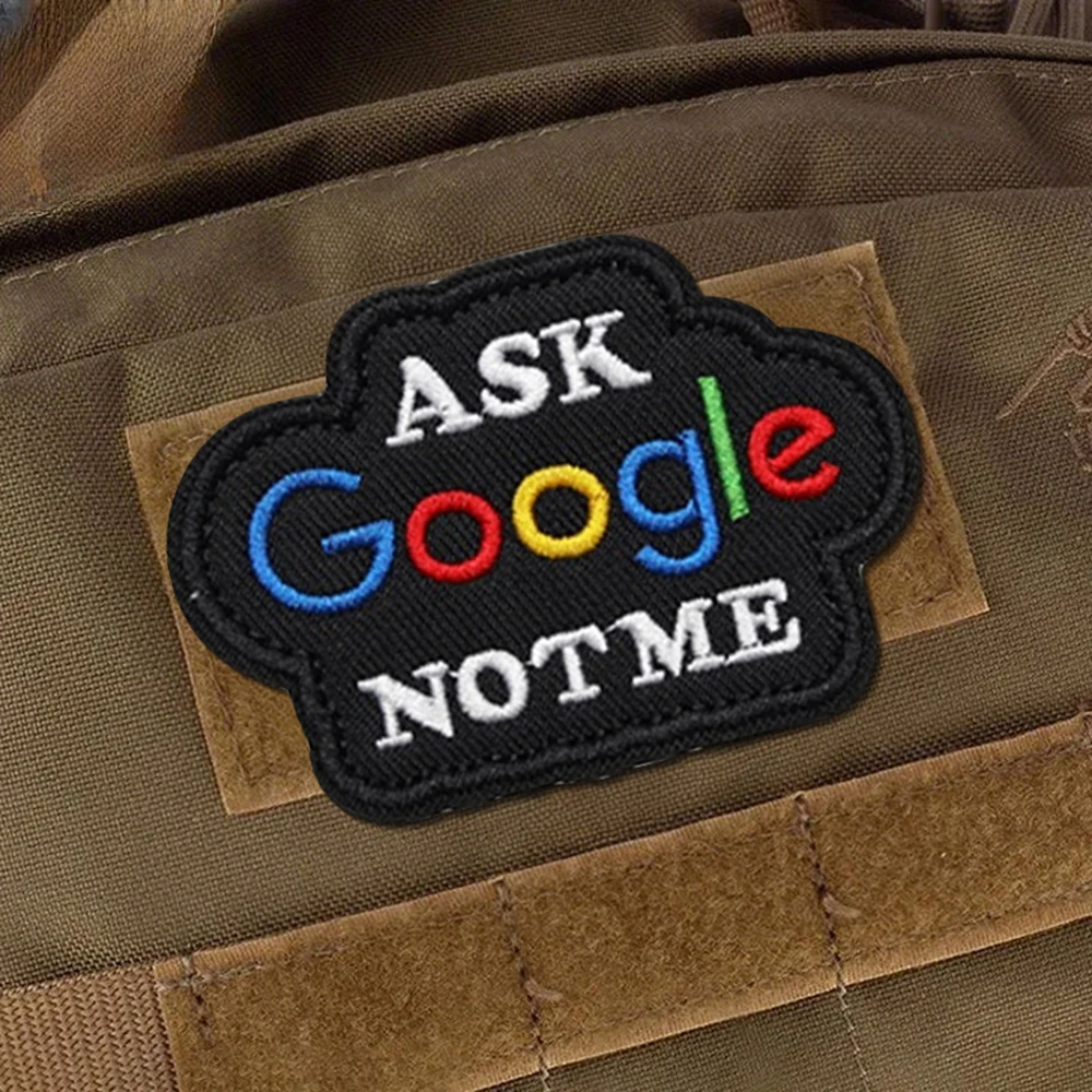 Parche táctico bordado fun NO me – con velcro y gancho para mochila - imagen 4