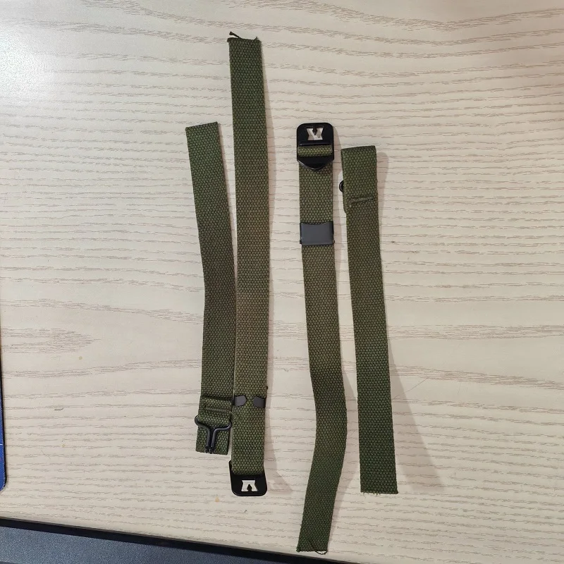 Correa mentonera casco M1 algodón OD con hebilla metálica