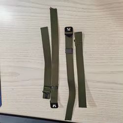 Correa mentonera casco M1 algodón OD con hebilla metálica