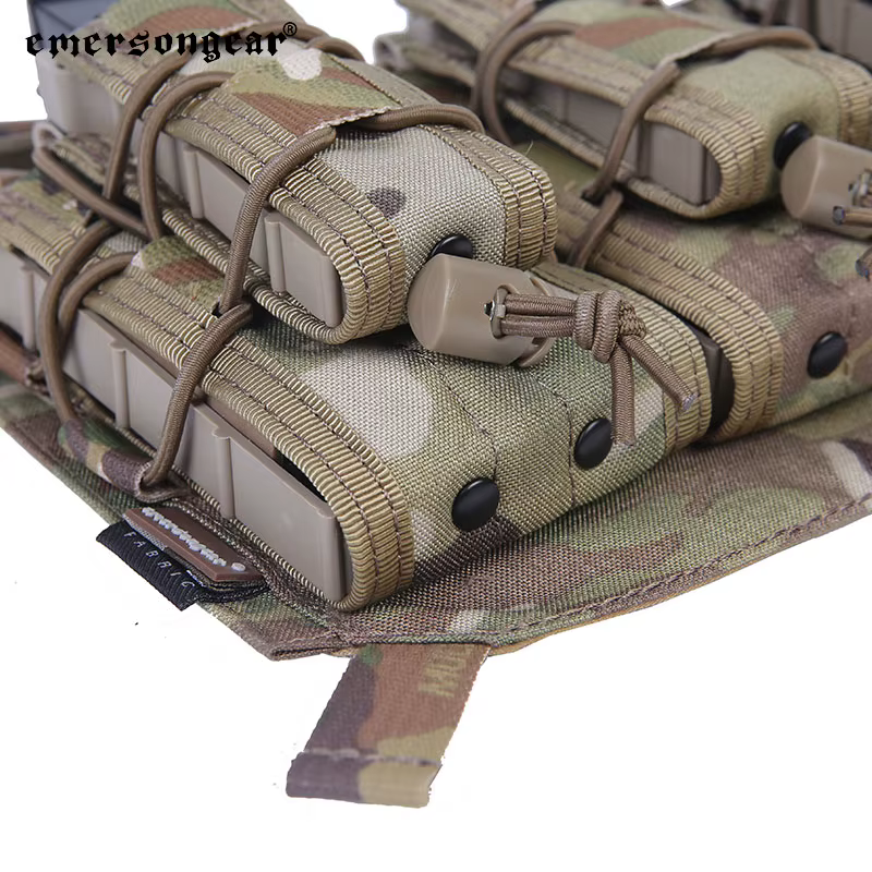 Emersongear Bolsa Táctica para Revistas Triple con Panel Modular - imagen 2