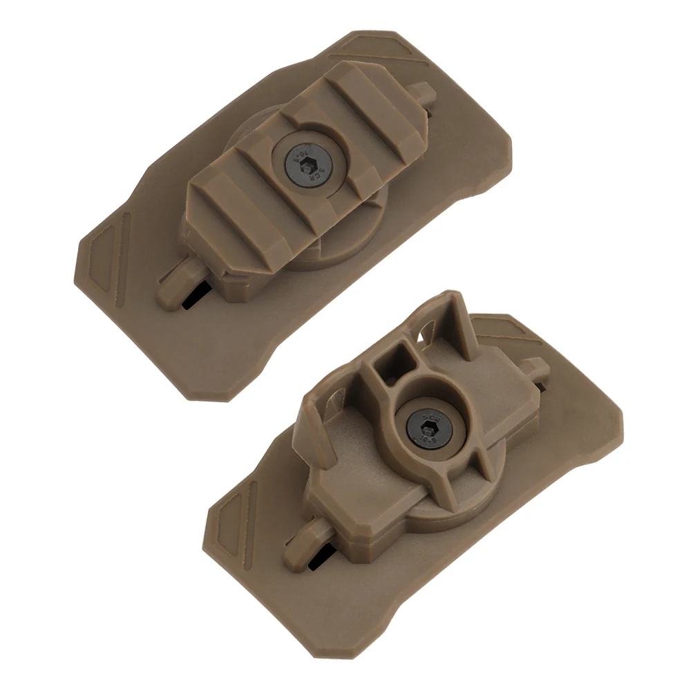 Adaptador luz giratorio casco táctico – Soporte linterna auxiliar - imagen 2