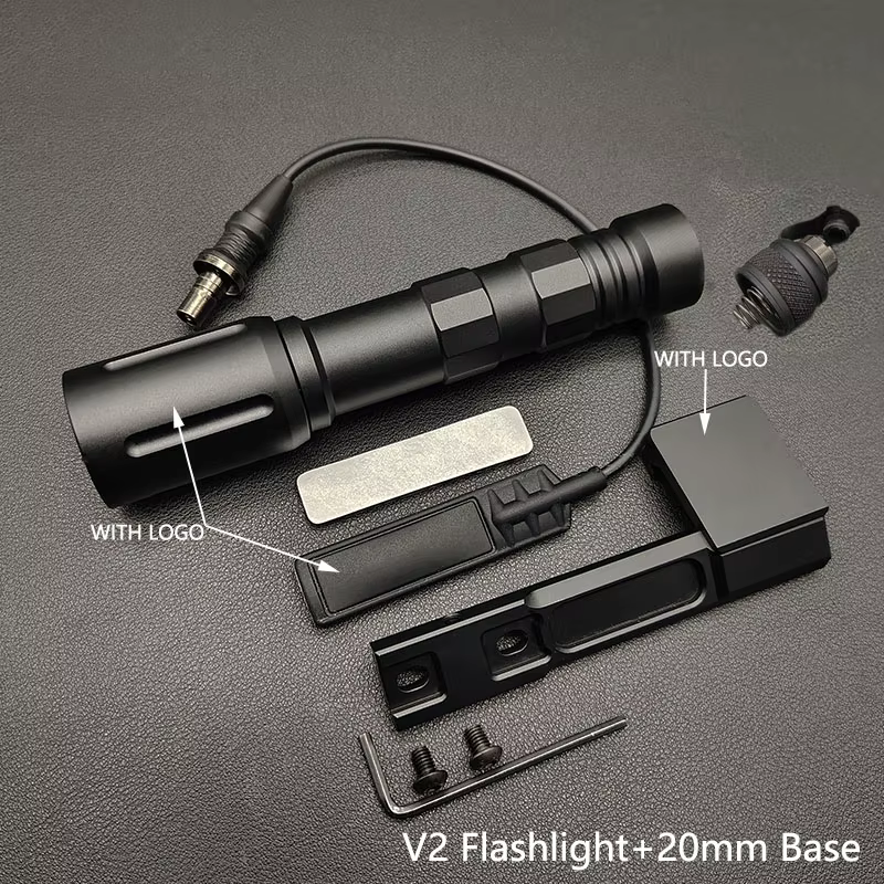 PLH-V2 linterna táctica metálica M-LOK para rifle de caza - imagen 3