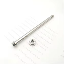 Tornillos de titanio para motocicleta con cabeza brida hueca