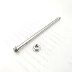 Tornillos de titanio para motocicleta con cabeza brida hueca