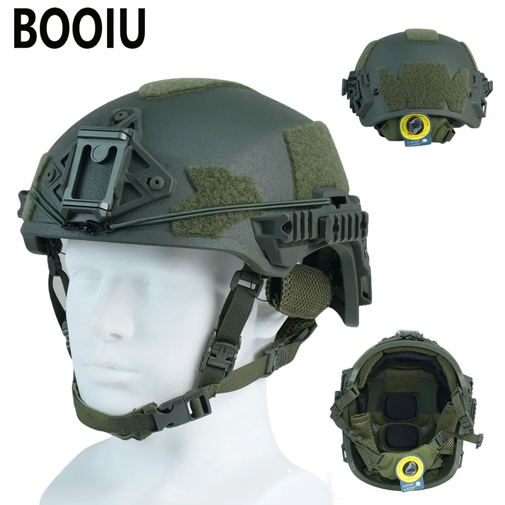 Casco táctico BOOIU Wendy de entrenamiento ajustable de fibra vidrio - imagen 2