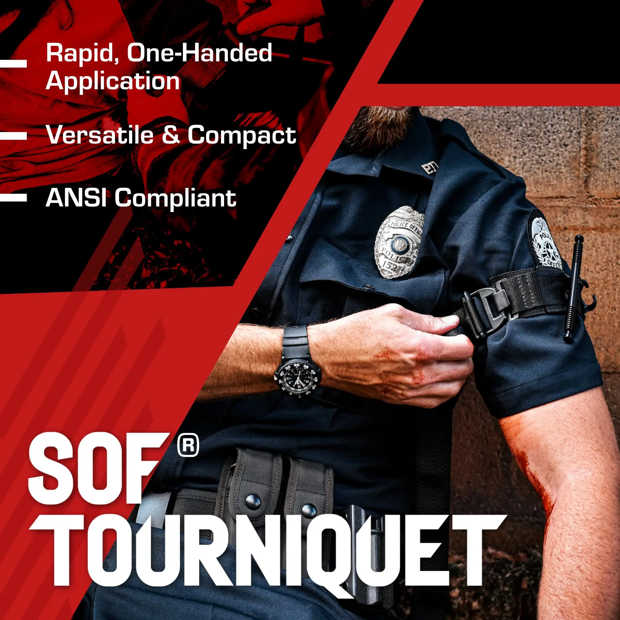 Torniquete táctico SOF Gen 5 con correa control de hemorragias - imagen 4