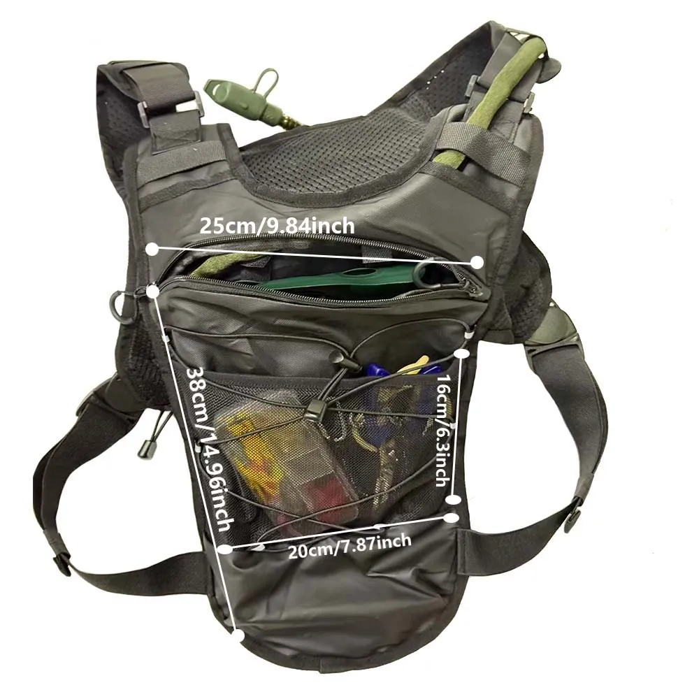 Bolsa de pecho táctica con hidratación para ciclismo todoterreno - imagen 5