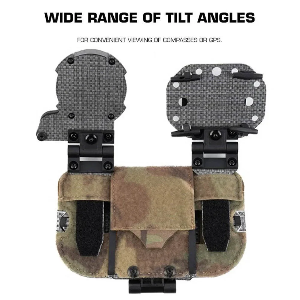 Soporte táctico MOLLE para teléfono móvil con brújula y GPS - imagen 4