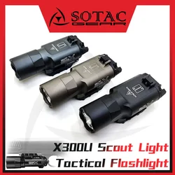 SOTAC GEAR X300U linterna táctica para arma LED blanca – Picatinny
