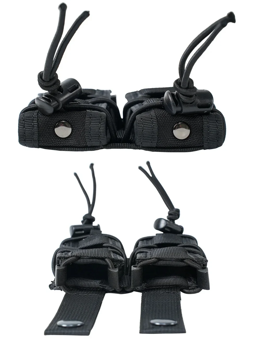 Bolsa MOLLE táctica doble para cargadores 9 mm, ligera para caza - imagen 4