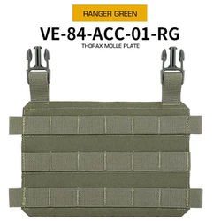 Panel MOLLE para chaleco táctico LV119, instalación a presión