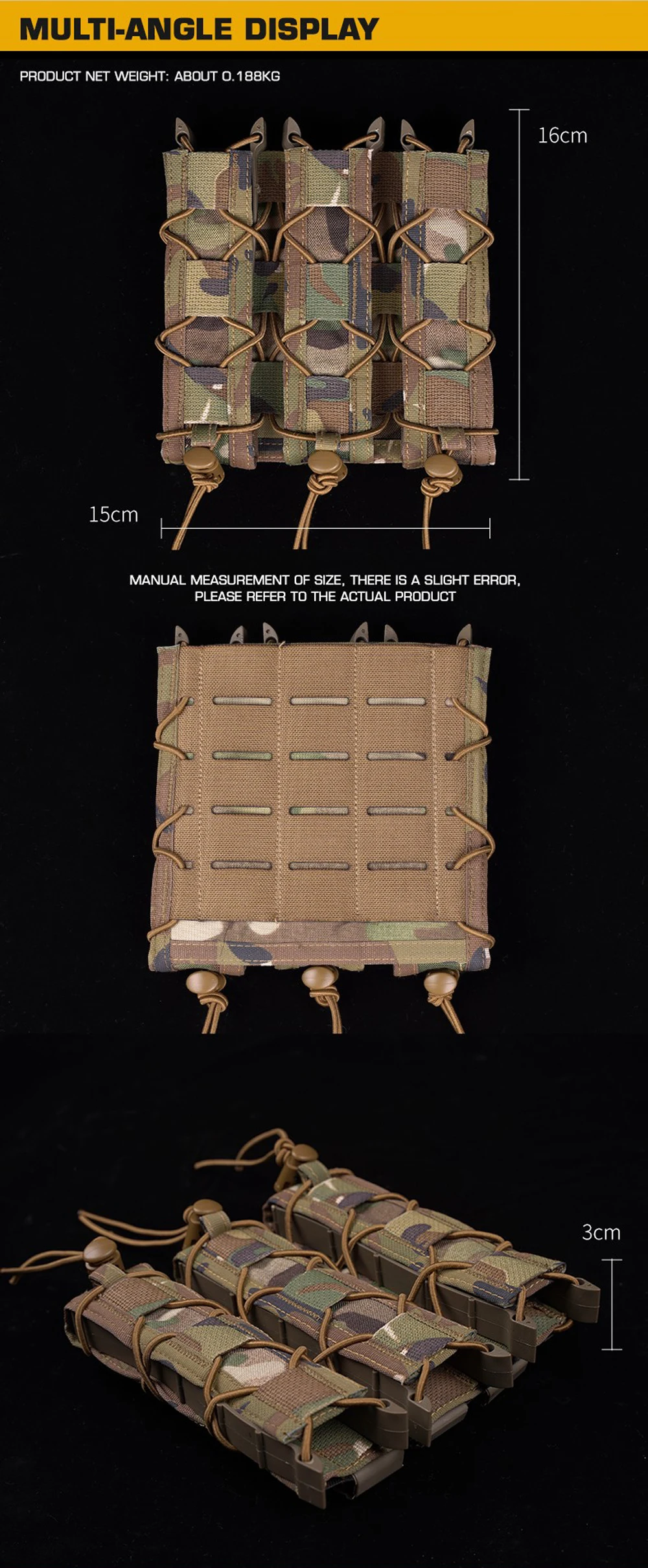 Detalle del tejido Cordura resistente