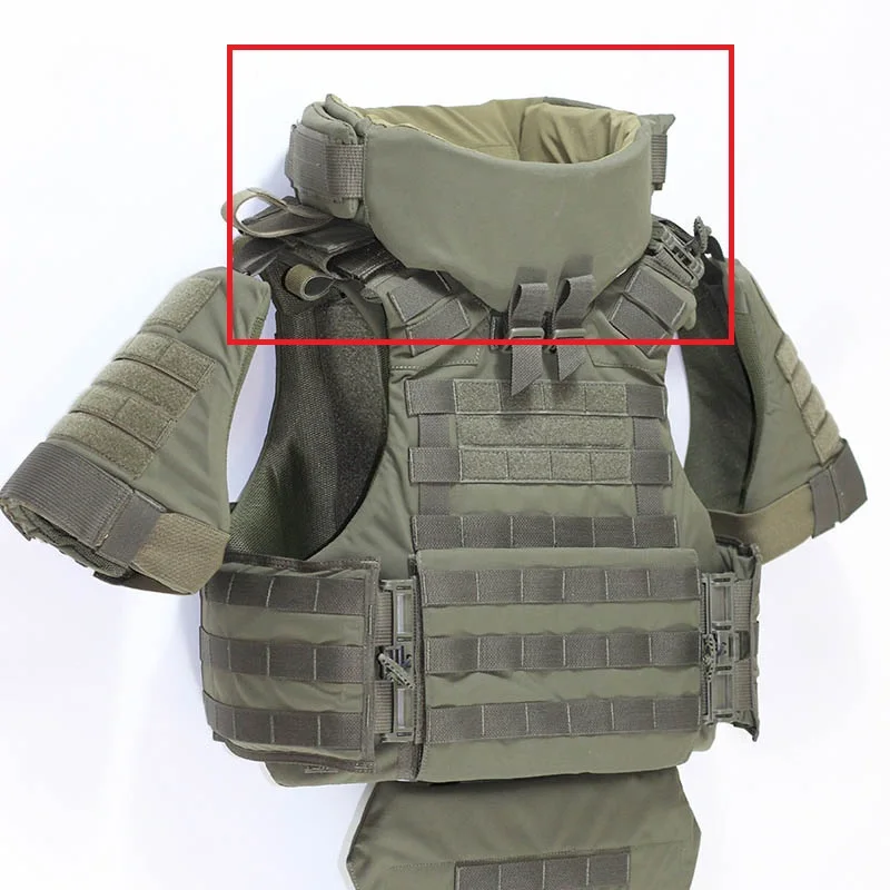 Protector de cuello táctico ajustable con liberación rápida - imagen 2
