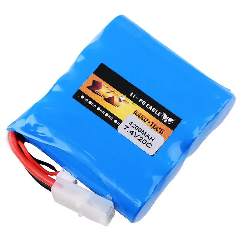 Batería LiPo para lancha RC de control remoto, alta descarga