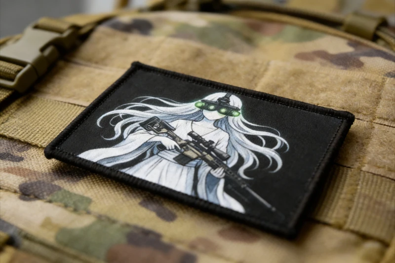 Diseño tipo insignia moral táctica