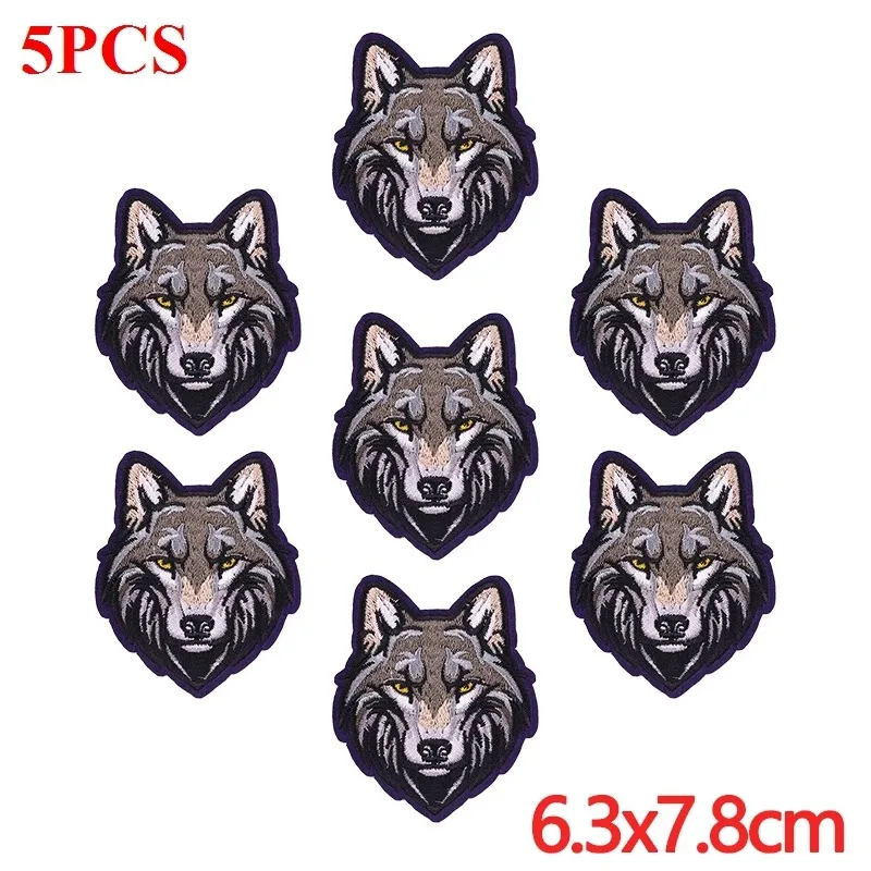 Parches bordados termoadhesivos con diseños de animales para ropa - imagen 4