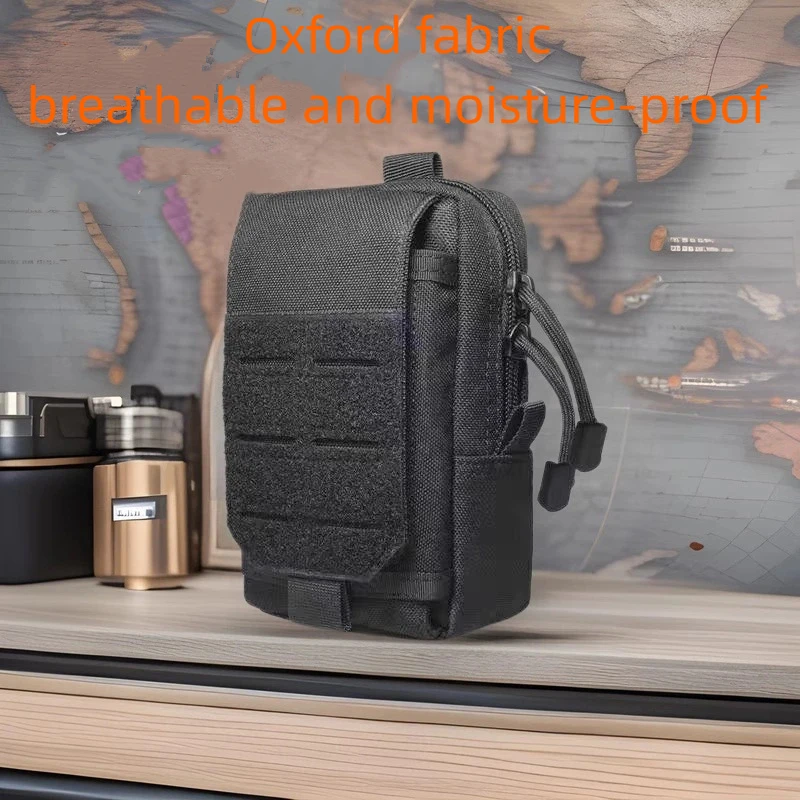 Bolsa táctica para teléfono con tapa láser MOLLE – Riñonera exterior - imagen 3