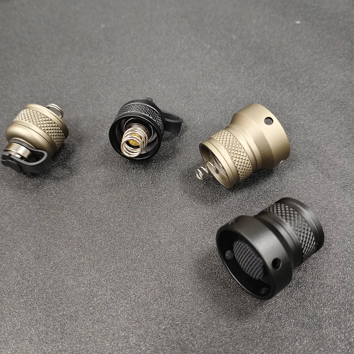 Instalación del interruptor en adaptador de linterna