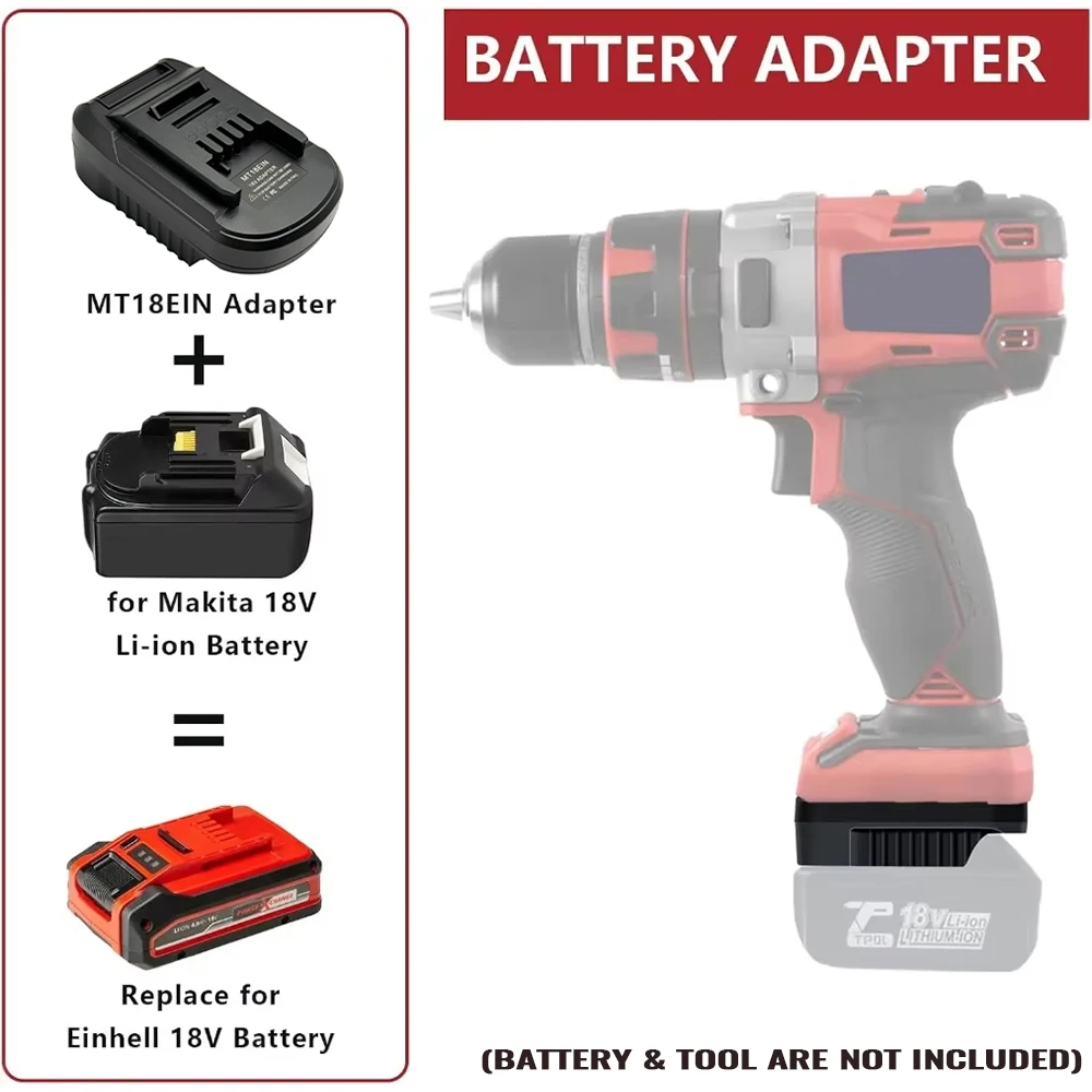 Adaptador de batería E-inhell para herramientas Makita de litio - imagen 4