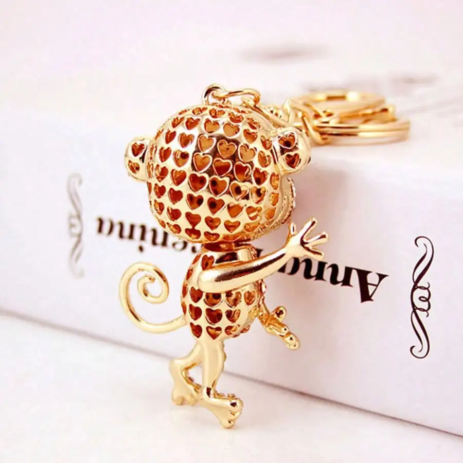 Llavero mono creativo del zodiaco animal, accesorio colgante adorable - imagen 2