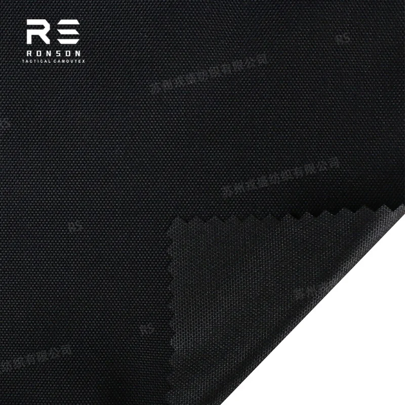 Tela Cordura táctica impermeable PU negra para mochilas - imagen 3