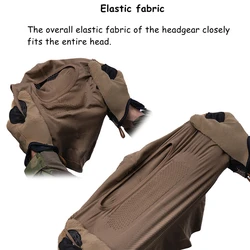 Pasamontañas táctico de malla transpirable, cubre rostro airsoft
