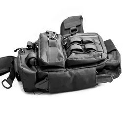 Riñonera táctica MOLLE camuflaje bandolera multifuncional