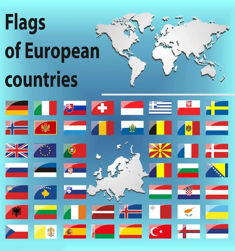Parche bordado de bandera con sistema de gancho y bucle