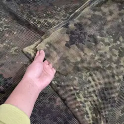 Malla táctica transpirable camuflaje alemán desierto-selva para costura