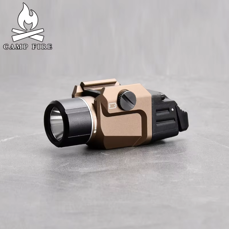 Linterna táctica LED Picatinny con mando ambidiestro y bloqueo