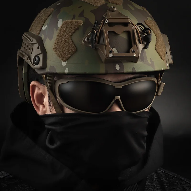 Gafas tácticas polarizadas UV para senderismo, moto y Airsoft - imagen 2