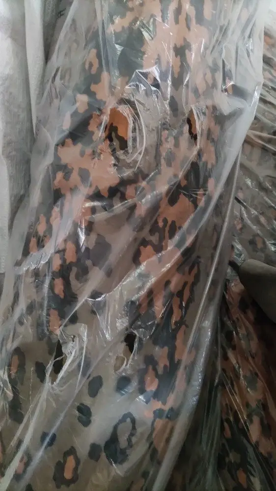 Tela camuflaje doble cara hoja roble alemán algodón para manualidades - imagen 2