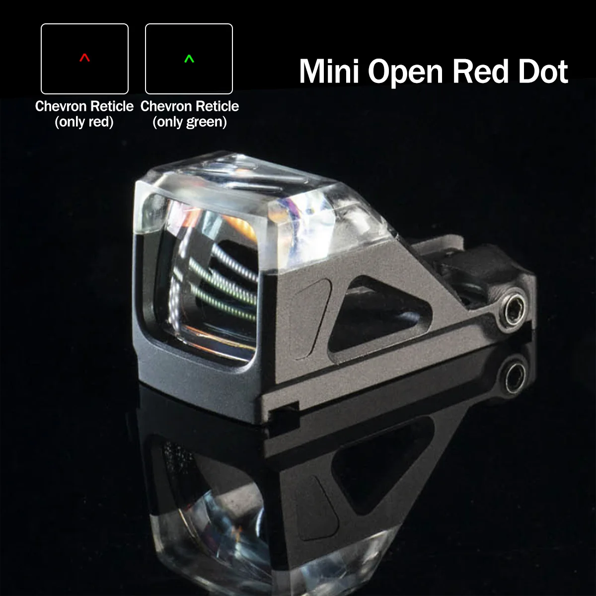 Mira punto rojo compacta con colimador automático fotosensible