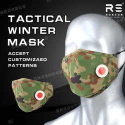JSDF Ronson máscara facial táctica protección oreja ripstop invierno