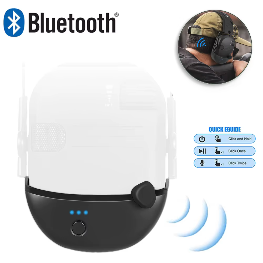 Auriculares tácticos antiruido Bluetooth – Caza y tiro - imagen 2