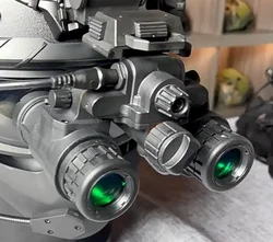 Visión nocturna PVS-31 GPNVG doble tubo LED para casco airsoft