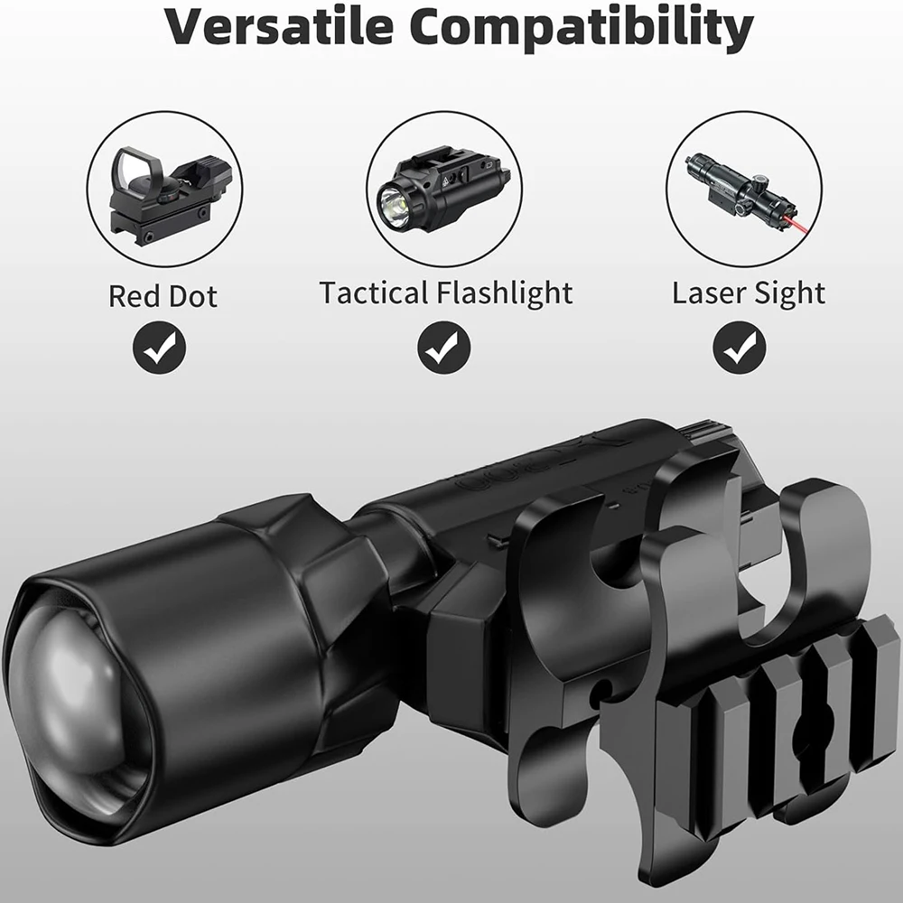 Soporte linterna escopeta Picatinny QD – Mossberg 500/590, Maverick 88